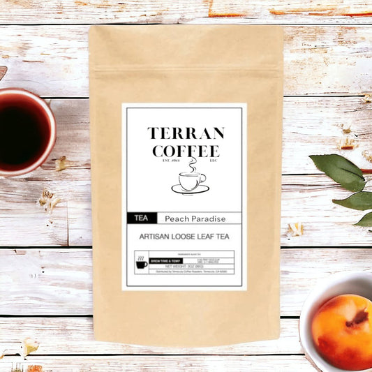 Loose Leaf Peach Tea Infusion - Terran Coffee